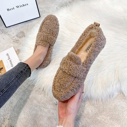 Zapatillas de felpa para mujer