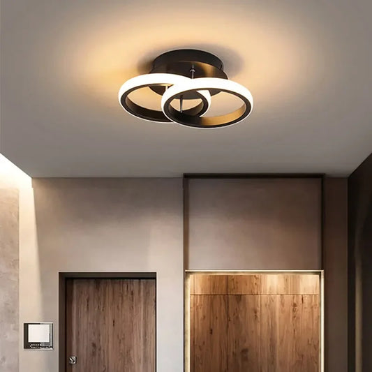 LumiForma - Lámpara de techo LED con 3 colores en 1, estilo moderno