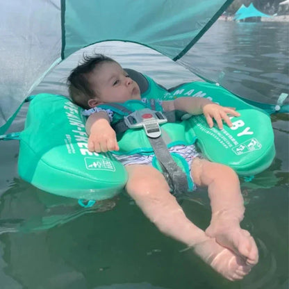 Anillo de natación para bebés con parasol