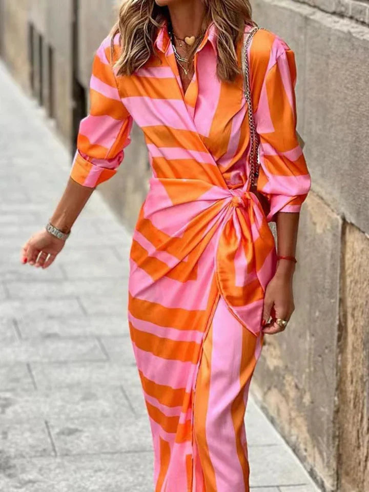 Alegre vestido de verano lleno de color y encanto