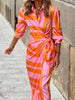 Un vestido veraniego alegre, lleno de color y encanto
