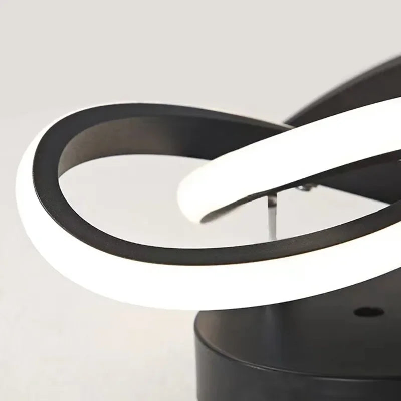 LumiForma - Lámpara de techo LED con 3 colores en 1, estilo moderno
