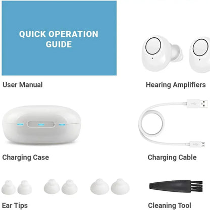 Bluetooth Hearing Aids with App Control – Rechargeable, Compact Design for Enhanced Sound Clarity and Multiple Listening Modes-4