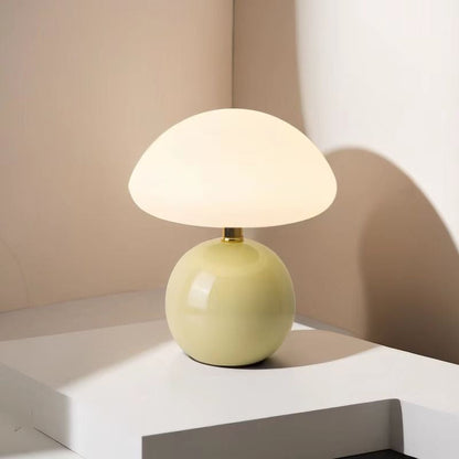 LumiChampi - Lámpara de Mesa Estilo Francés