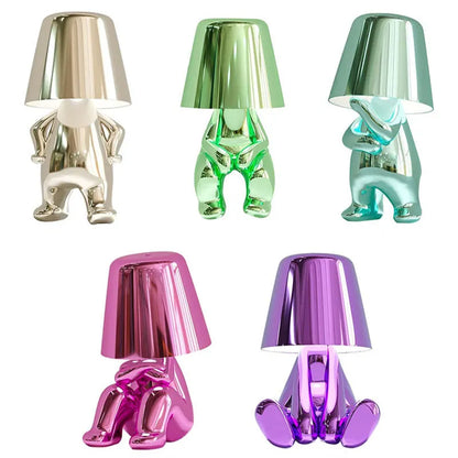 LumiThink - Lámpara de Mesa LED con Base de Resina