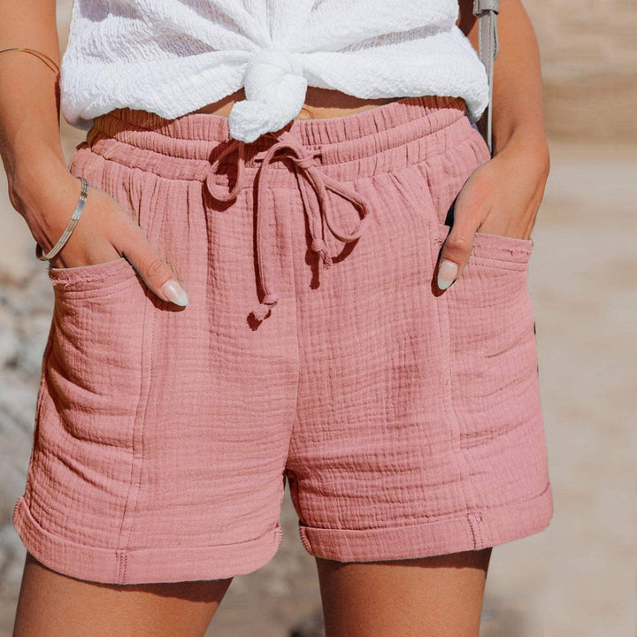 Pantalones cortos informales ligeros para mujer