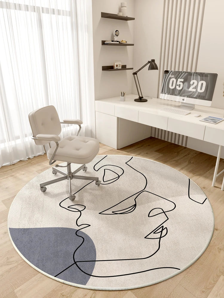 Monse - Alfombra Moderna - Estilo Minimalista Lavable para Dormitorio o Salón