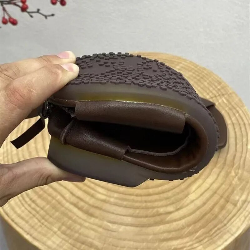 Lederen Vintage Indian Style Sandalen