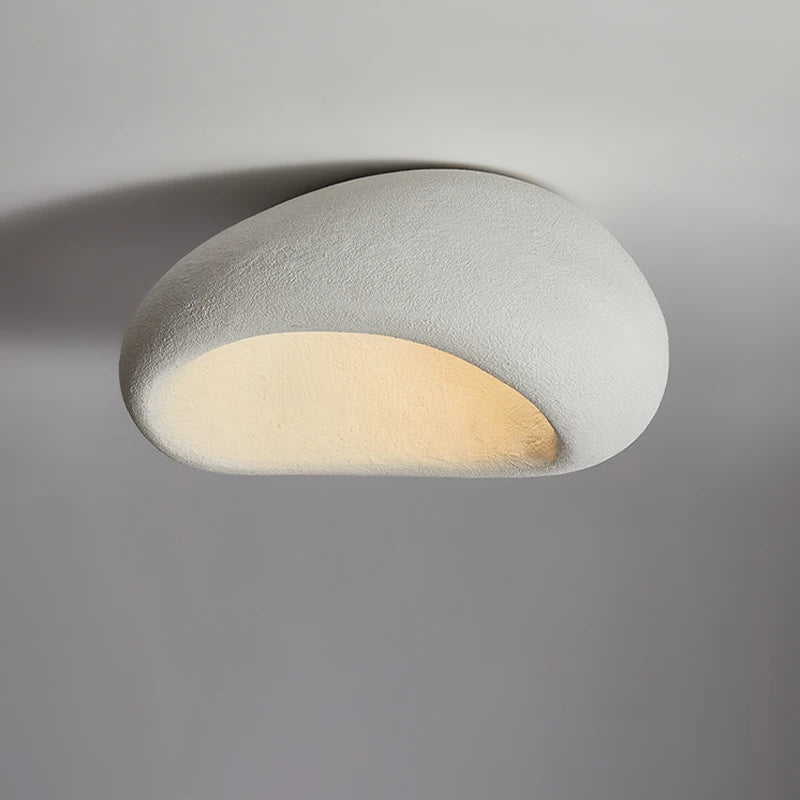 LumiNordic - Lámpara de techo LED estilo Wabi-Sabi minimalista