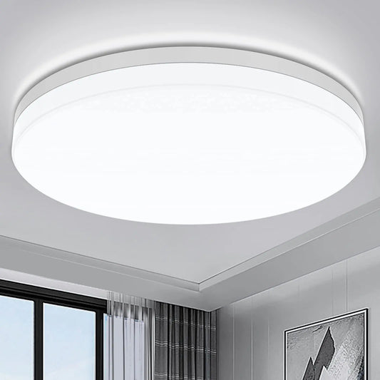 LumiSlim - Lámpara de techo LED redonda ultrafina, luz blanca en múltiples tonalidades
