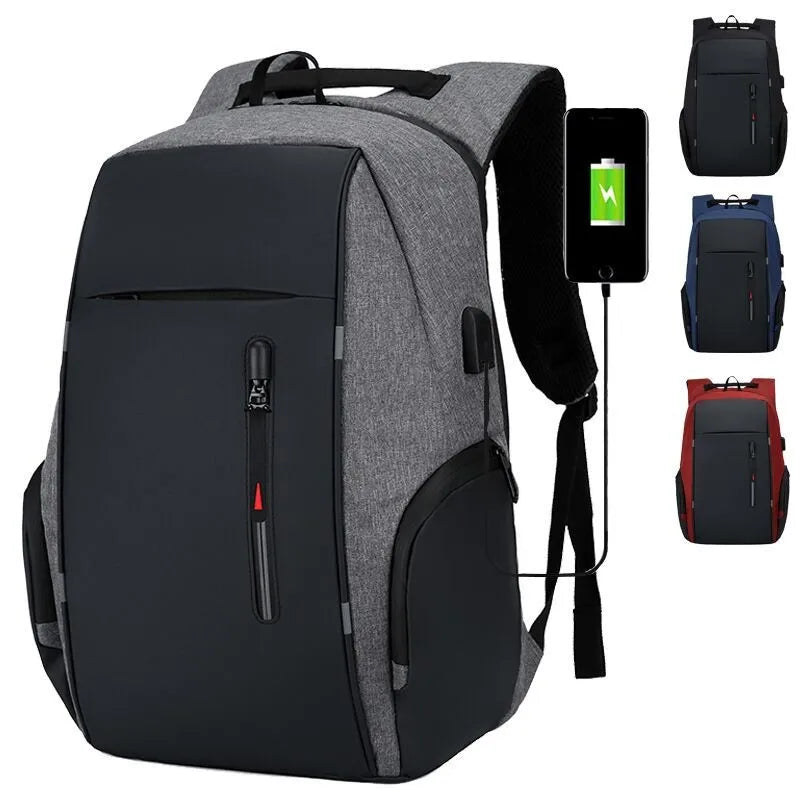 Mochila Antirrobo Impermeable para Portátil con Puerto de Carga USB