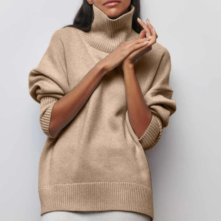 Suéter de Cuello Alto para Mujeres – Básico de Invierno