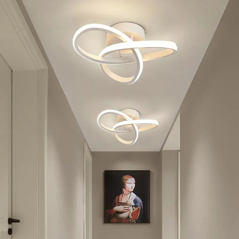 LumiForma - Lámpara de techo LED con 3 colores en 1, estilo moderno