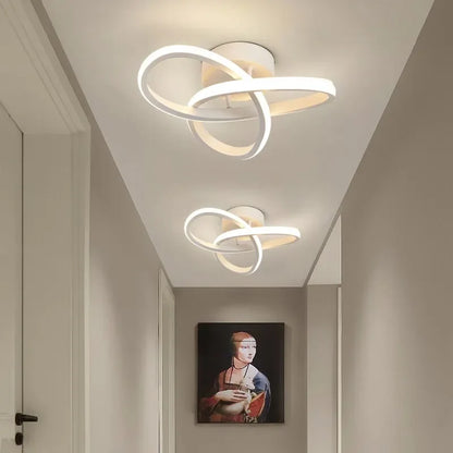 LumiForma - Lámpara de techo LED con 3 colores en 1, estilo moderno