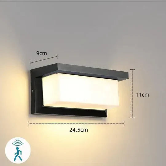 Aplique LED de exterior con sensor de movimiento Smart Lighting