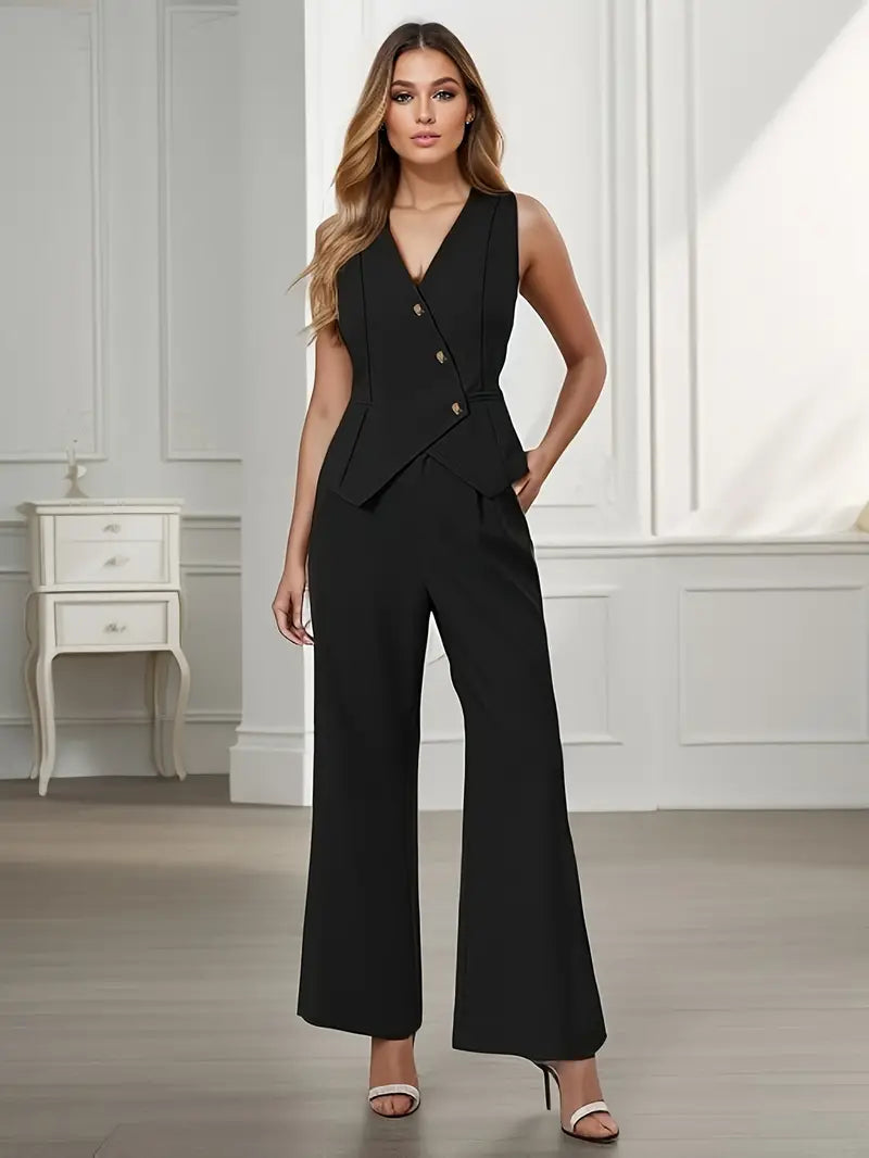 Conjunto elegante de sastrería para mujer