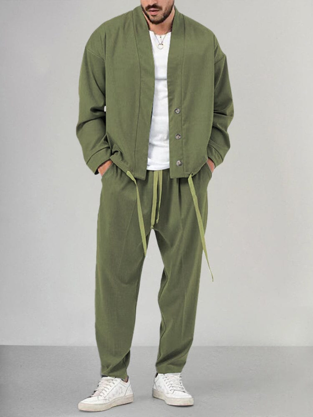Conjunto de Lounge de 2 Piezas para Hombres