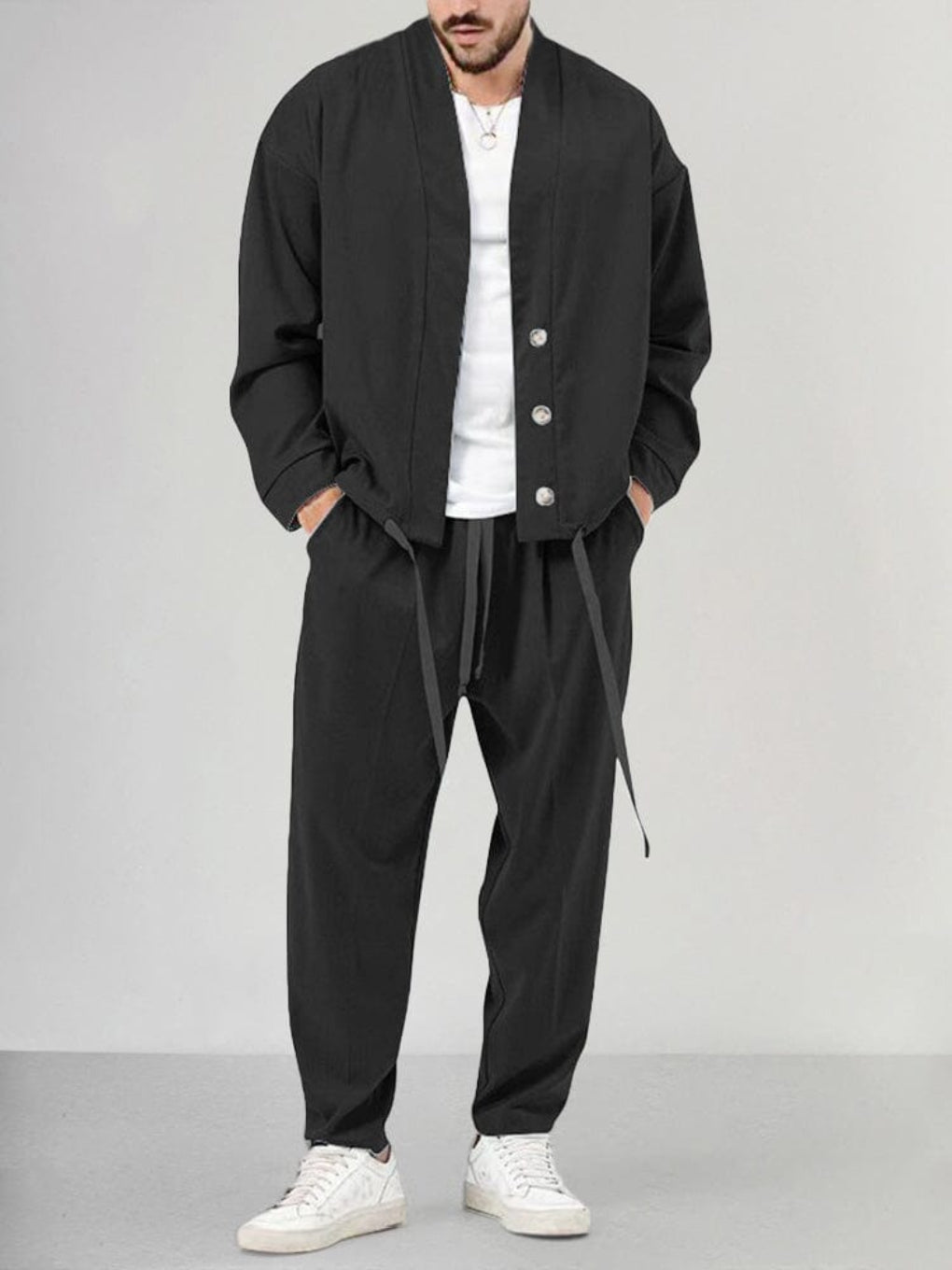 Conjunto de Lounge de 2 Piezas para Hombres