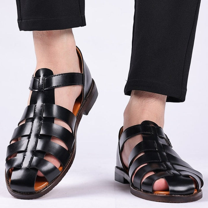 Sandalias de cuero premium para hombre