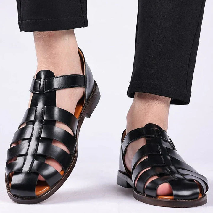 Sandalias de piel para hombre