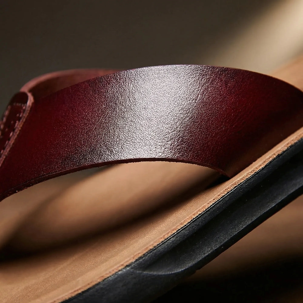 Sandeko - Chanclas con tira tipo tanga para hombre