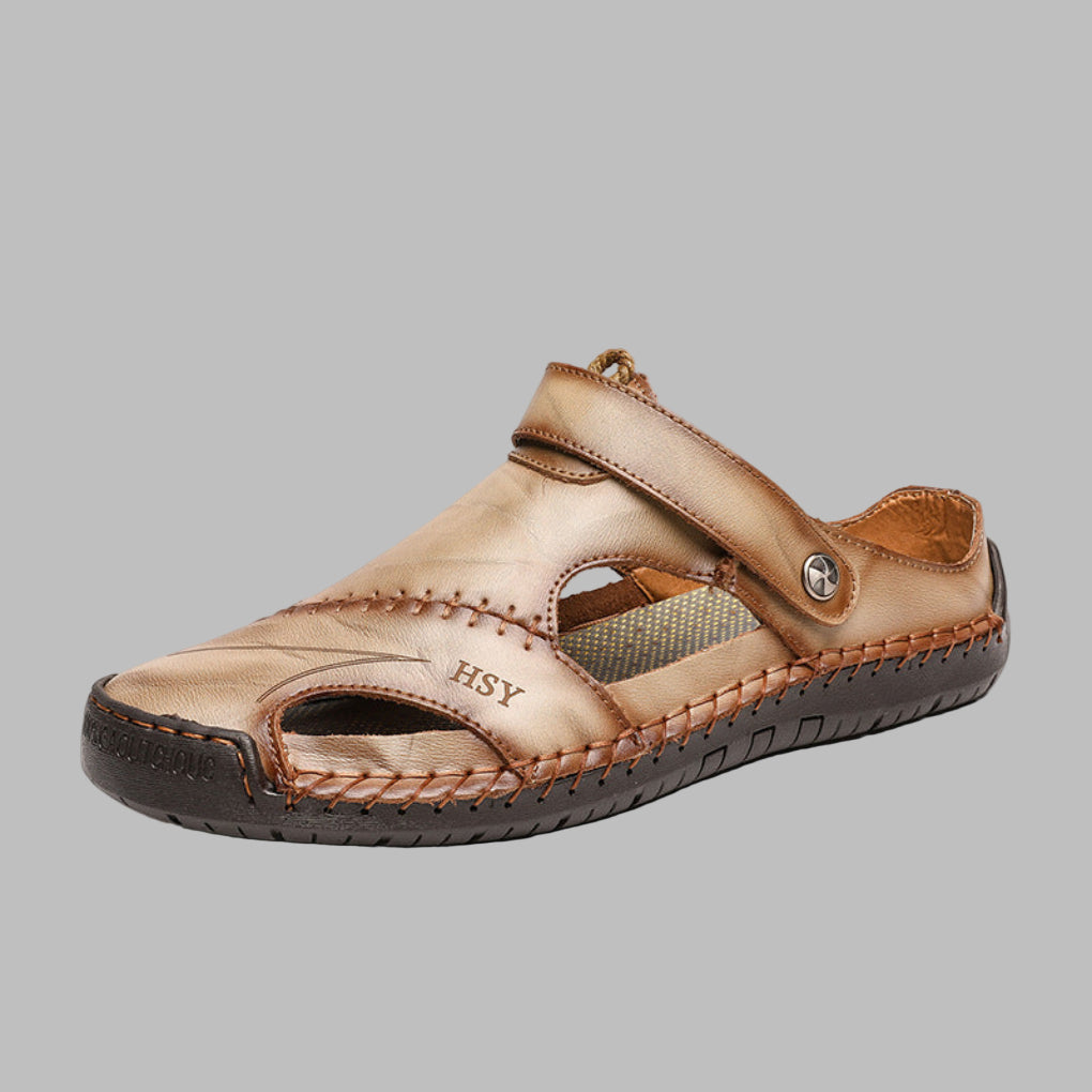 Sandoven - Sandalia cerrada sin cordones para hombre
