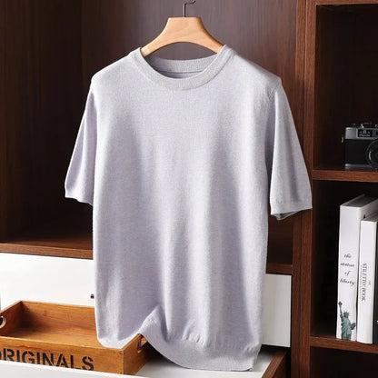 Camiseta de cuello redondo para hombre: básicos de alta gama para el día a día