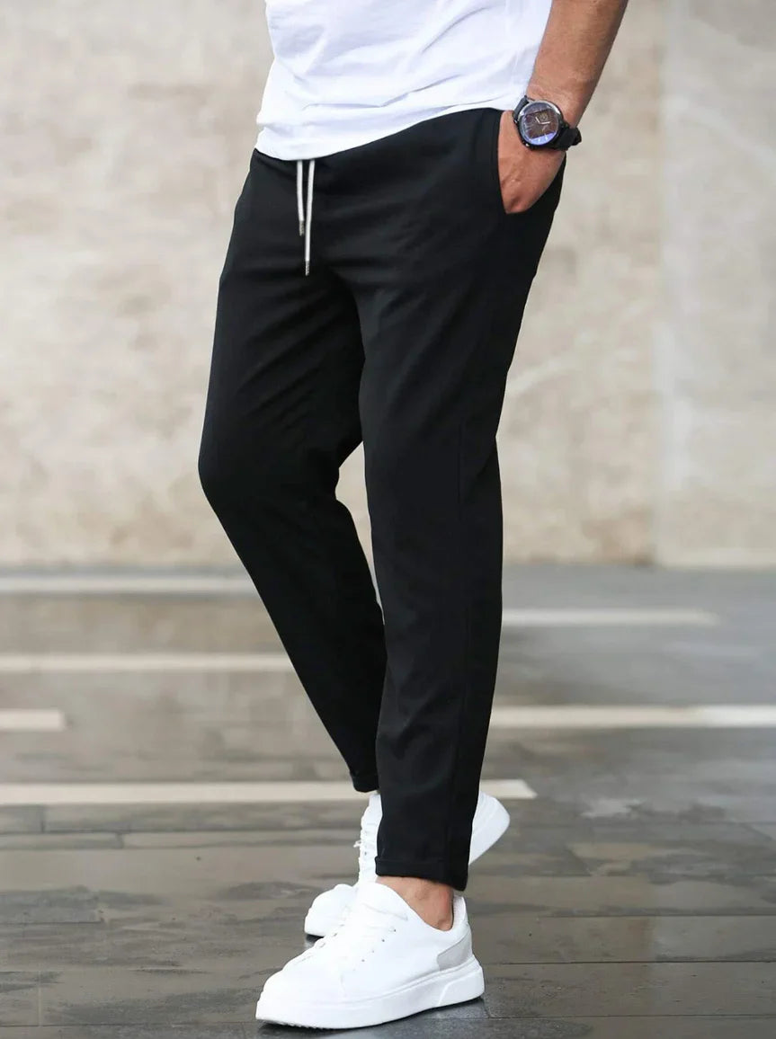 Pantalones elásticos modernos para hombre