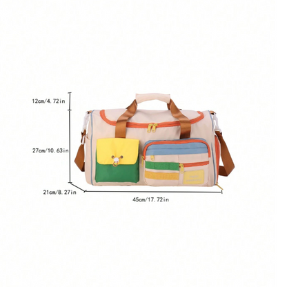 Bolsa de Viaje Impermeable de Gran Capacidad con Compartimento para Calzado