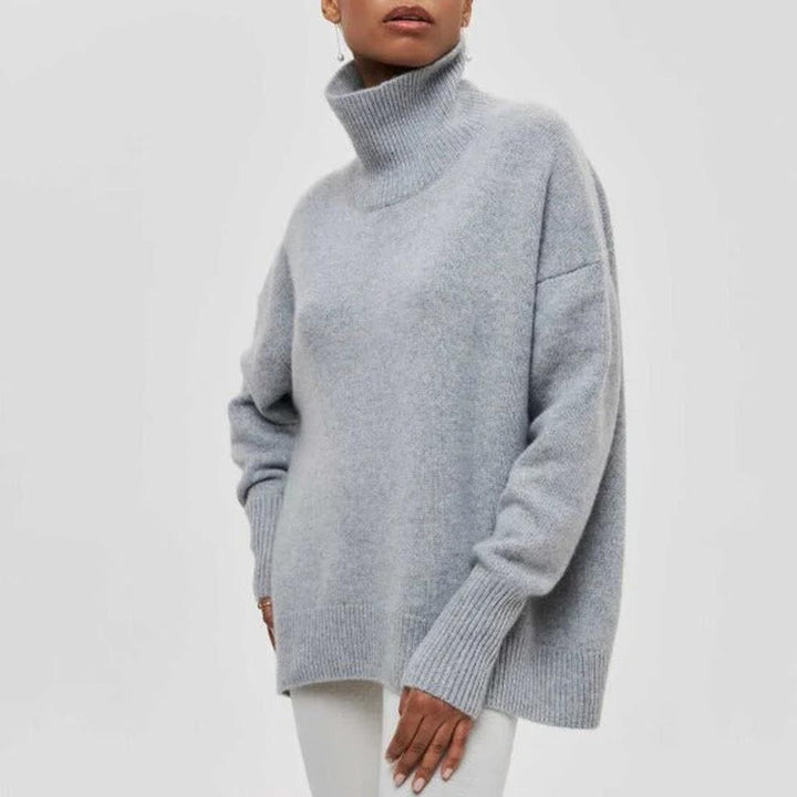 Suéter de Cuello Alto para Mujeres – Básico de Invierno