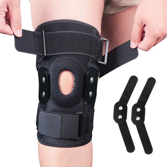 ComfortKnee – Rodillera Ajustable con Bisagras: Soporte Óptimo para una Vida Activa y Sin Dolor
