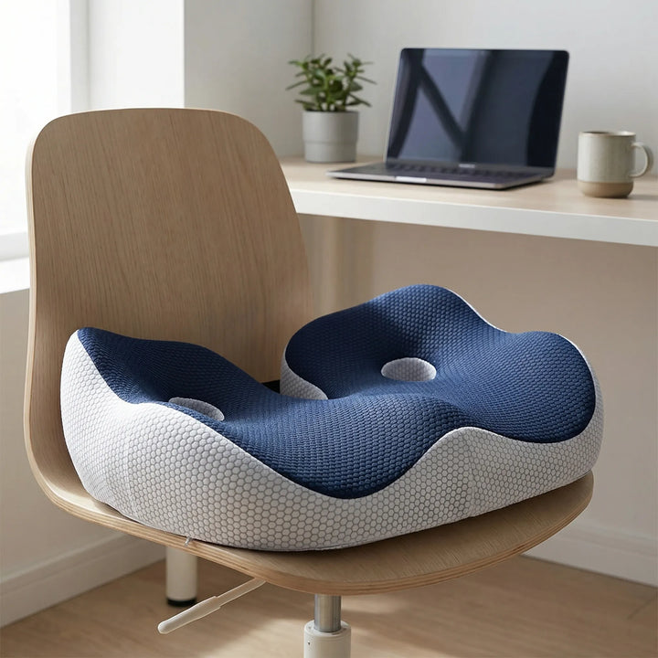 Seatrelv - Cojín de asiento con recorte esculpido para los isquiones