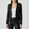 Chaqueta Abierta Con Brillantes