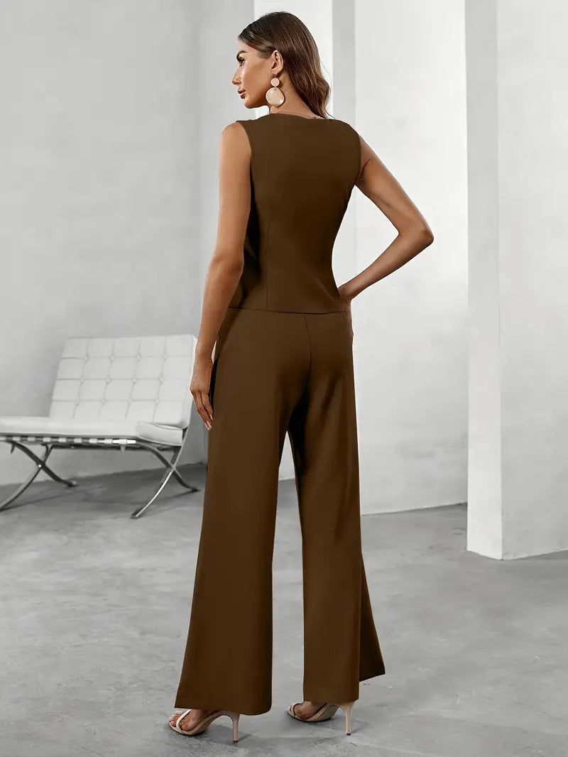 Conjunto elegante de sastrería para mujer