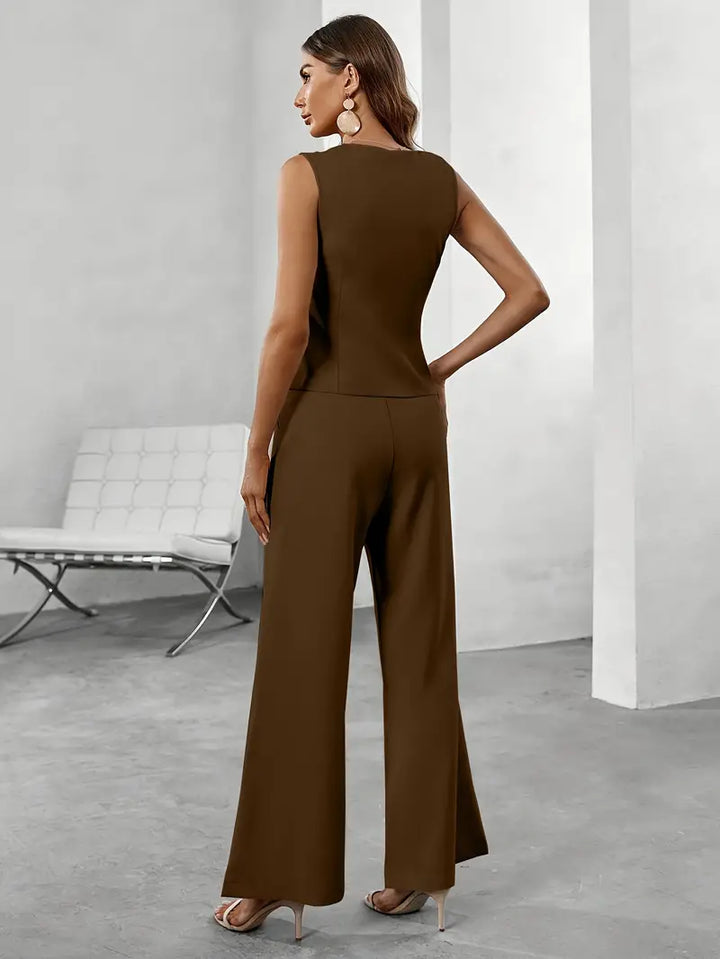 Conjunto elegante de sastrería para mujer