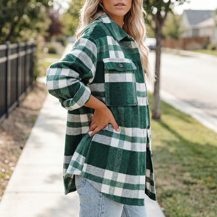 Shacква - Sobrecamisa a cuadros de corte relajado