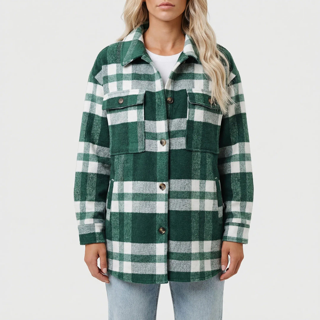 Shacква - Sobrecamisa a cuadros de corte relajado