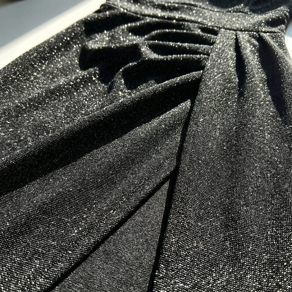 Slantrix - Vestido midi ajustado con hombros descubiertos