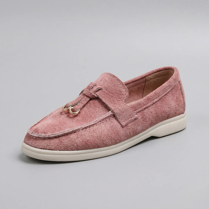 Slipova - Mocasines de mujer de tacón bajo sin cordones