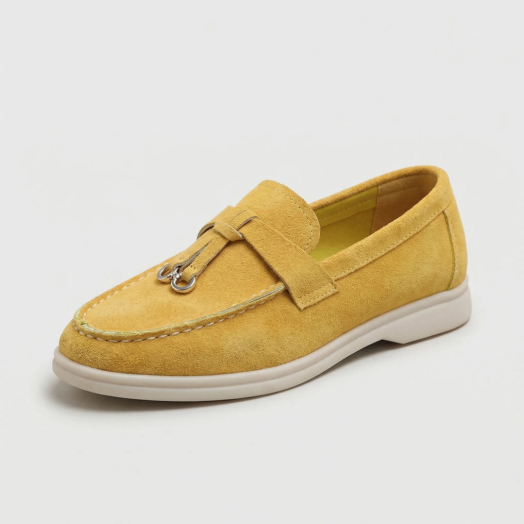 Slipova - Mocasines de mujer de tacón bajo sin cordones