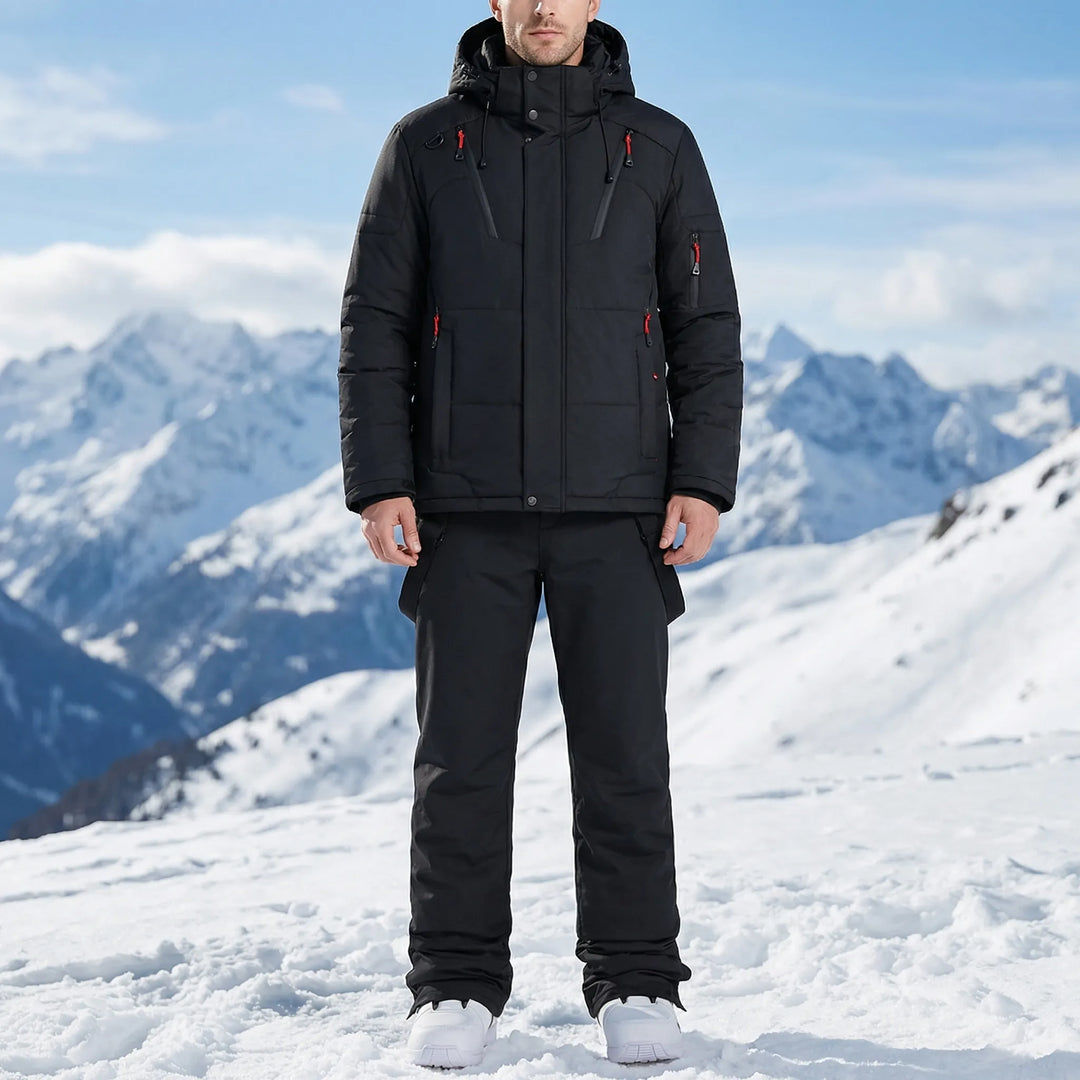Slopexo - Traje de esquí de dos piezas para hombre con aislamiento térmico