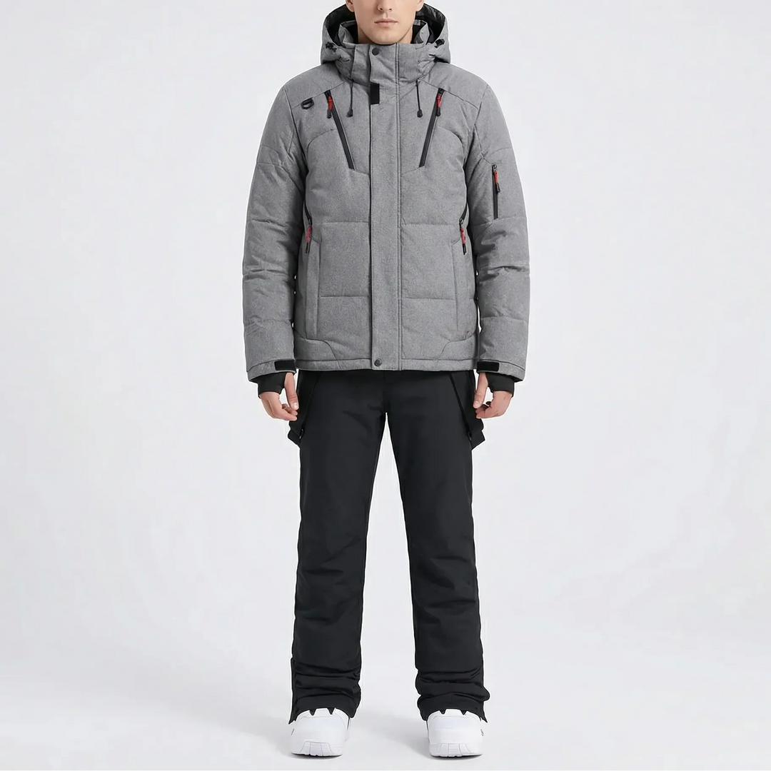 Slopexo - Traje de esquí de dos piezas para hombre con aislamiento térmico