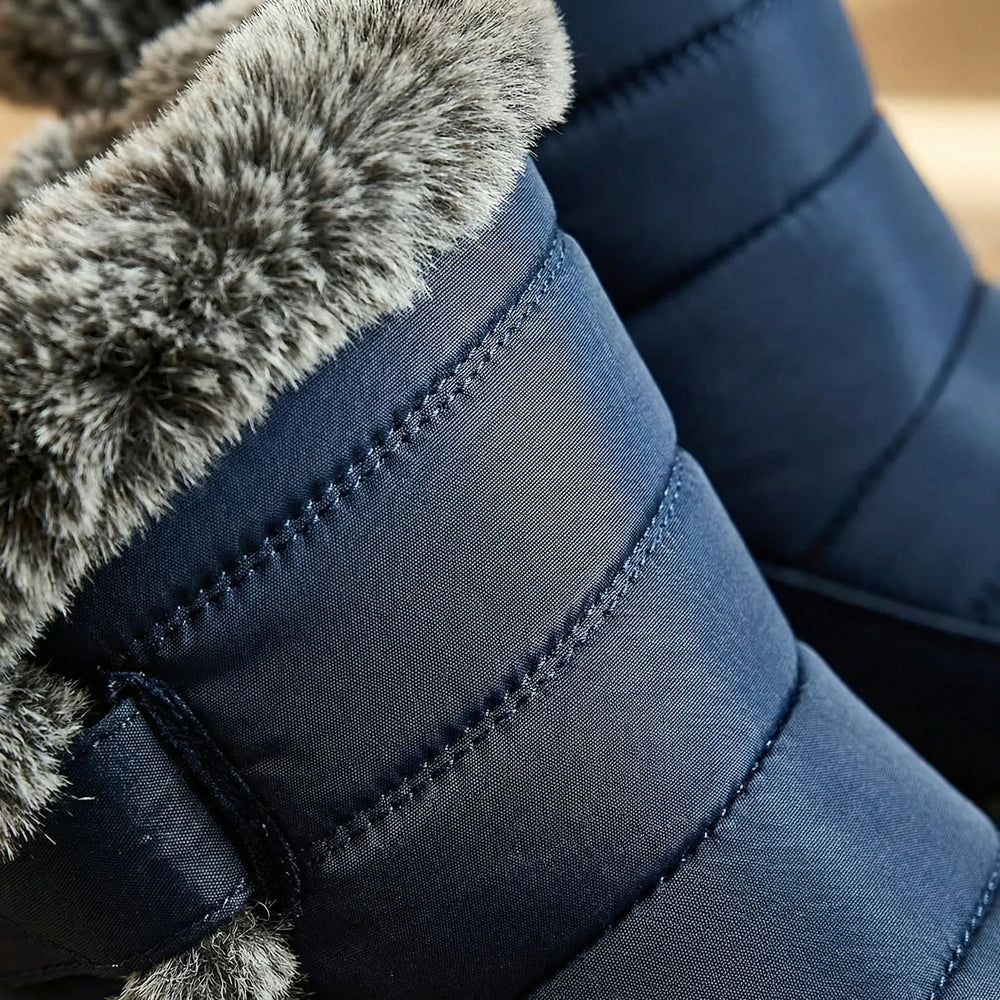 Snowvelle - Bota de invierno aislante de media caña