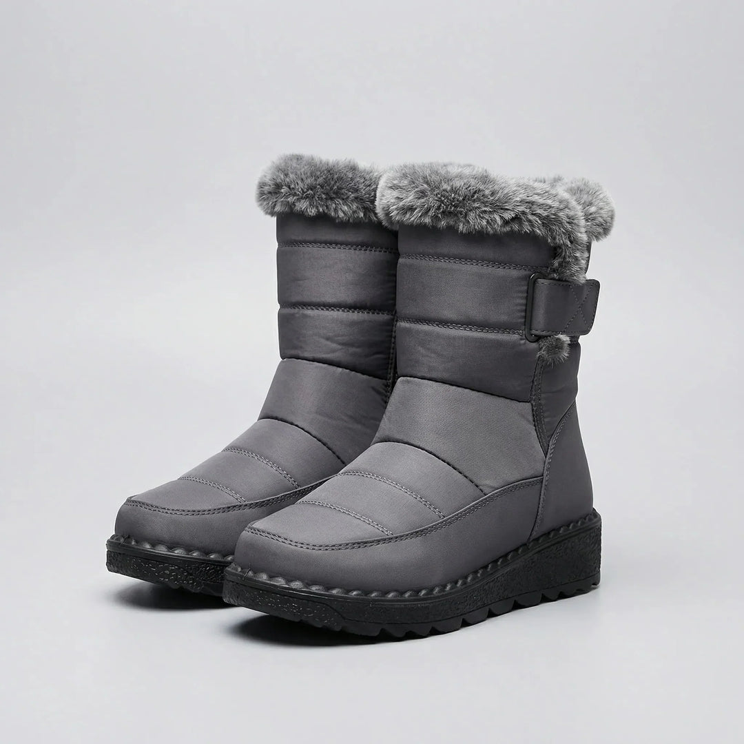Snowvelle - Bota de invierno aislante de media caña