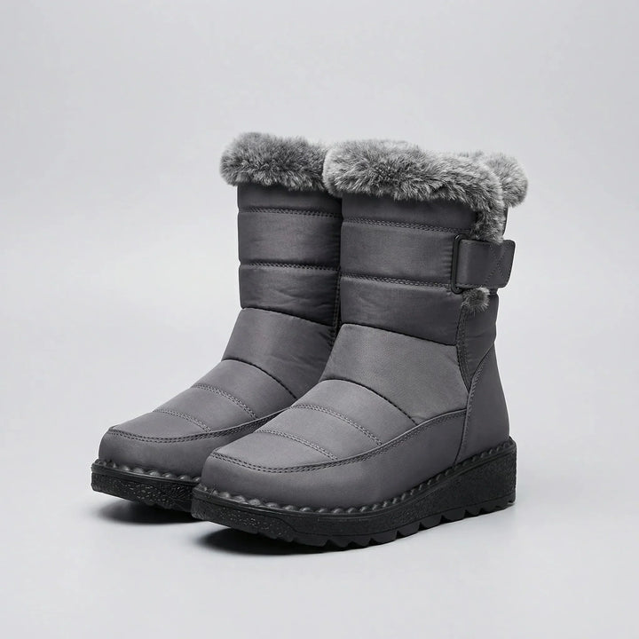 Snowvelle - Bota de invierno aislante de media caña