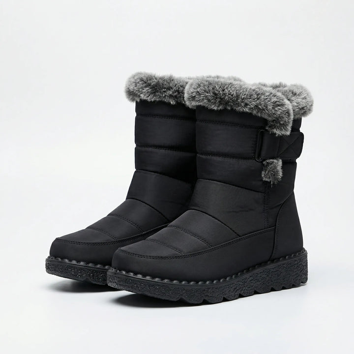 Snowvelle - Bota de invierno aislante de media caña