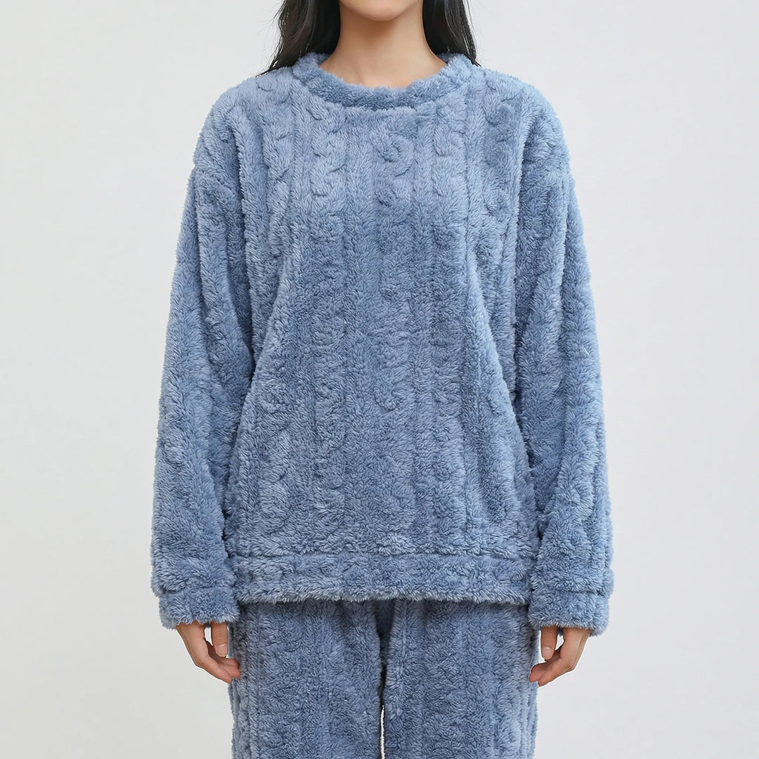 Snuglora - Conjunto de pijama de felpa a juego