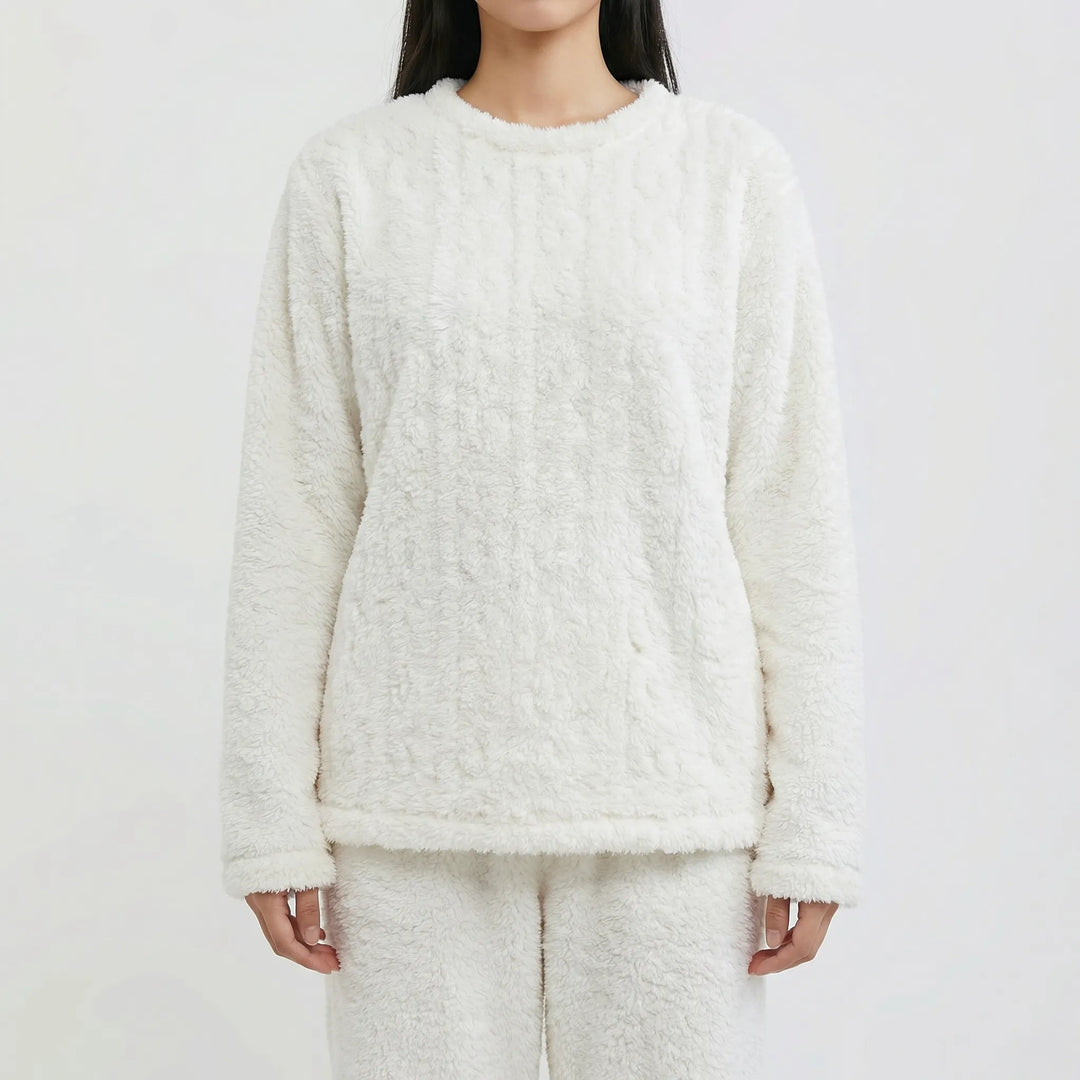 Snuglora - Conjunto de pijama de felpa a juego