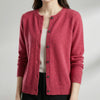 Cardigan O-Cuello Redondo con Botones para Mujeres