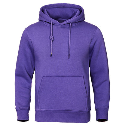 Sudadera informal con capucha para hombre